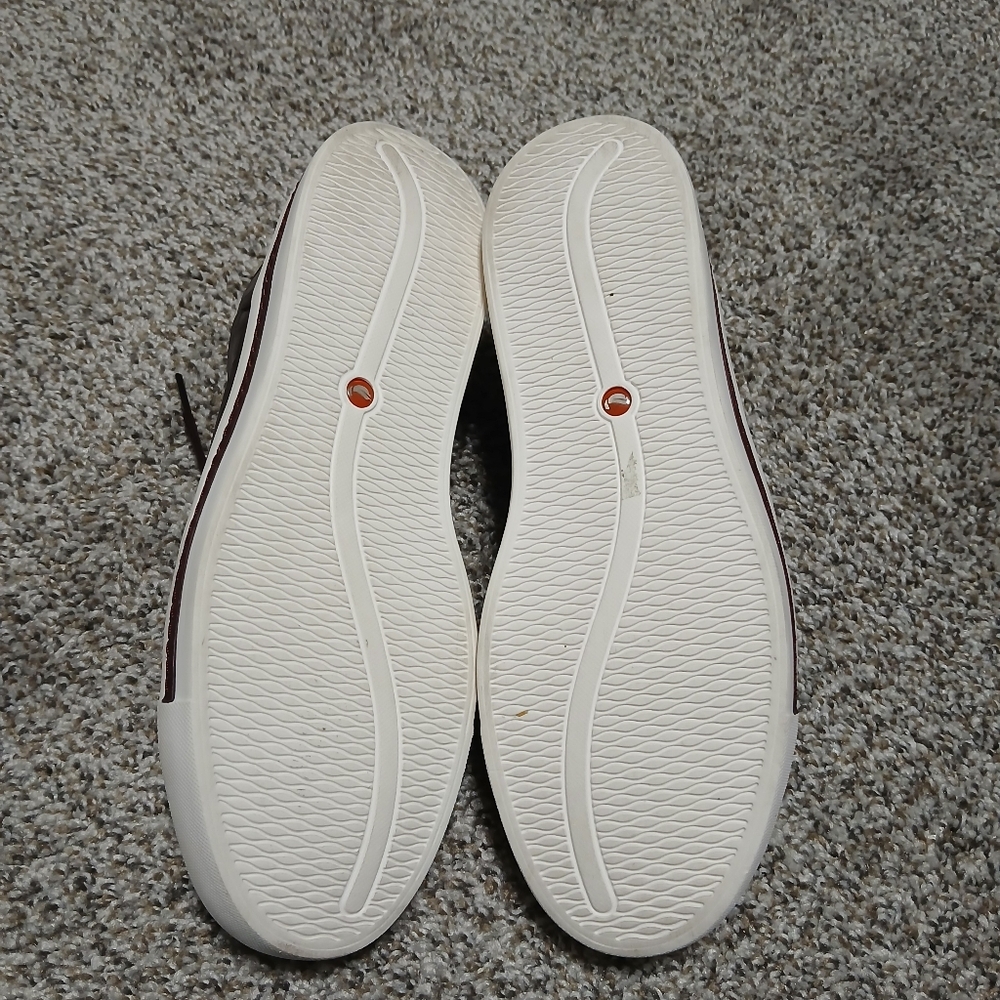Clarks Women's Derby‎ Brown Low-Top Leather Tennis Shoes Sneaekrs  9 - Picture 13 of 14